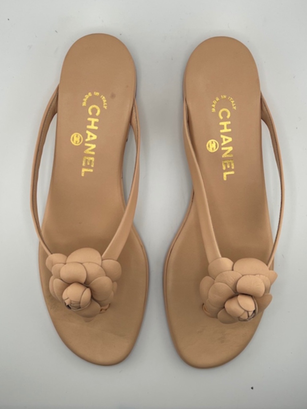 CHANEL NAPPA LEATHER SANDALS